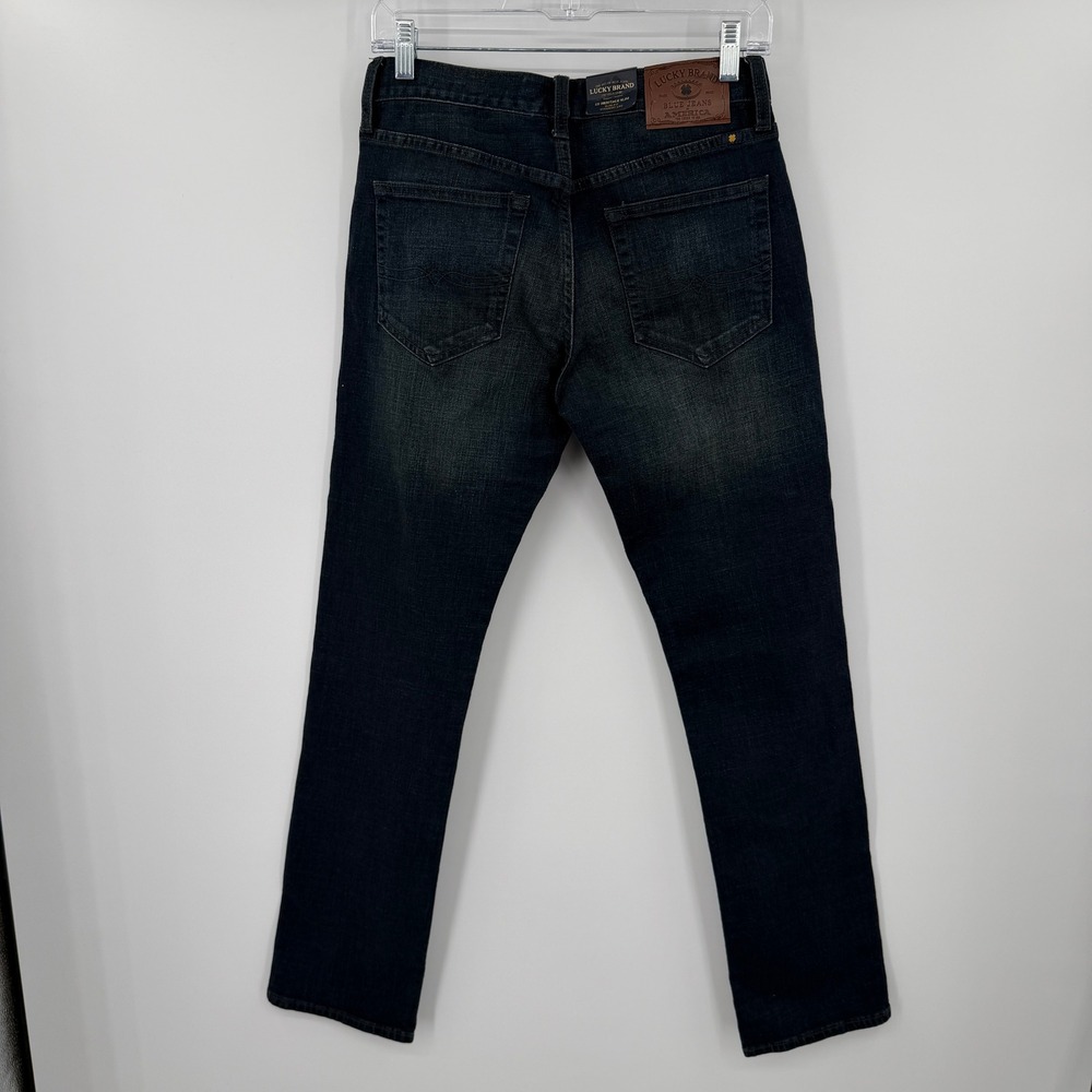 Lucky Brand 121 Heritage Slim Jeans Mens 28x30 Indigo Blue Straight Leg NEW